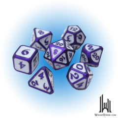 METAL RPG DICE SET - CELESTIAL HARBINGER